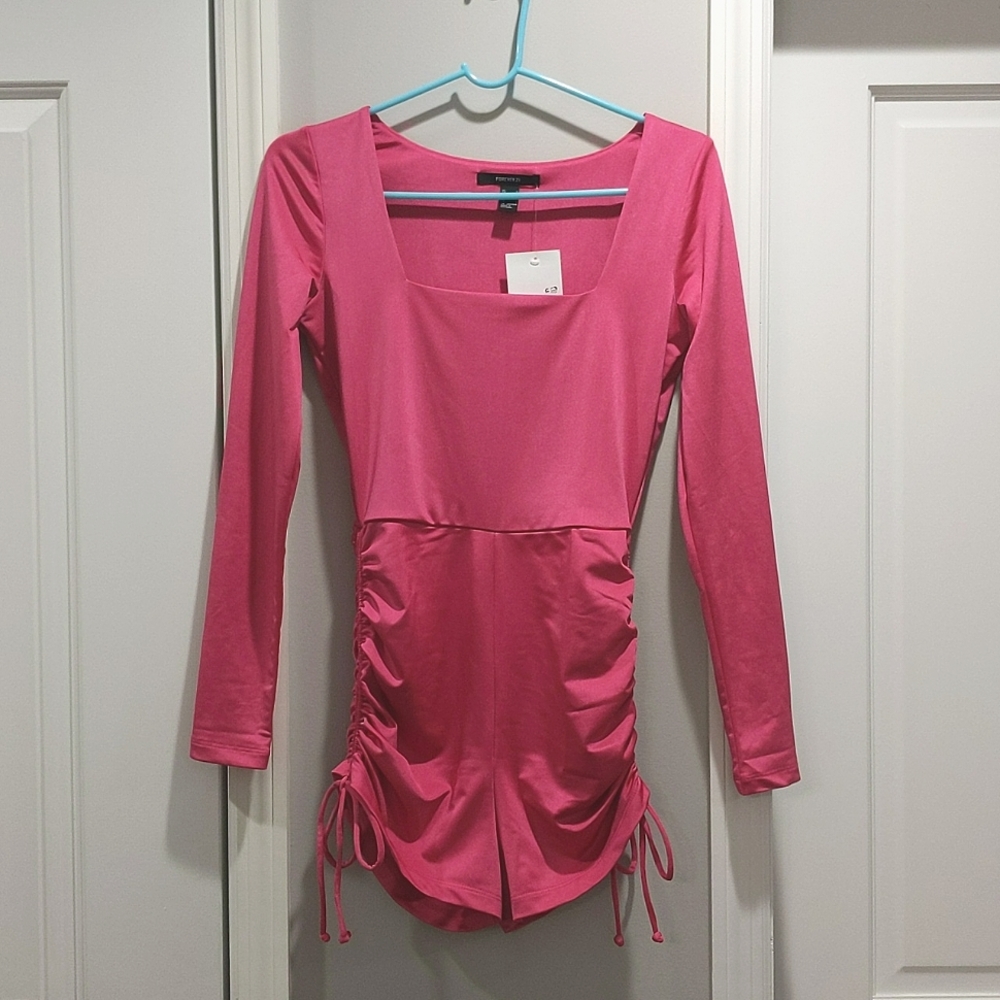 Forever 21 Pink Shorts Romper